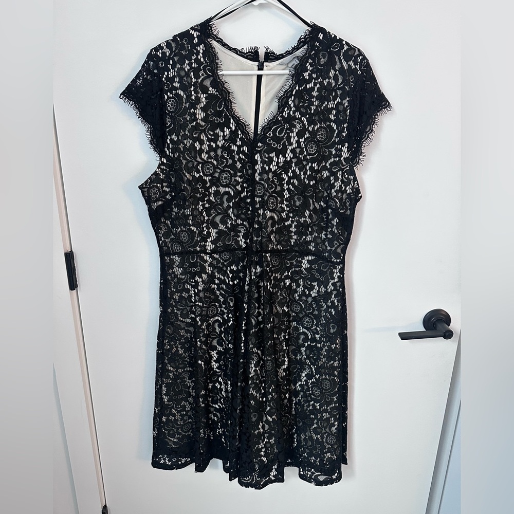Black Lace Cocktail Dress - H&M